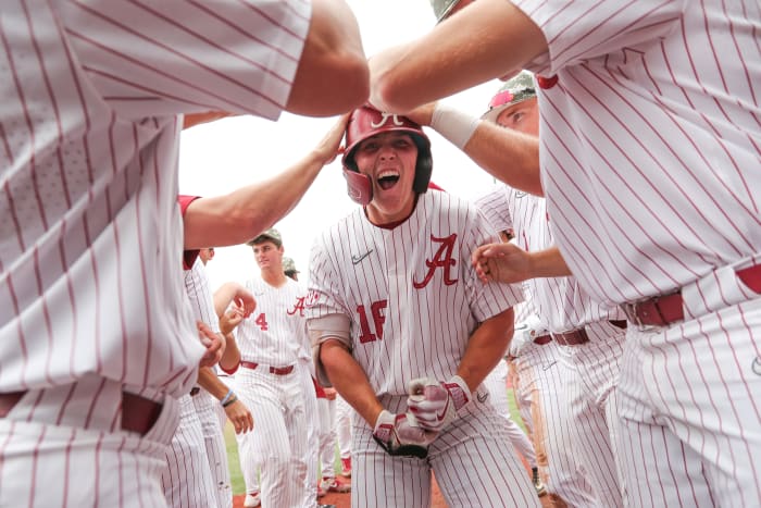 Colby Shelton celebrates